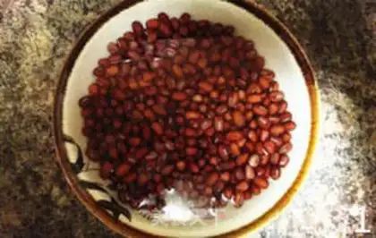 Make ♪ Smythes of red bean soup step 0