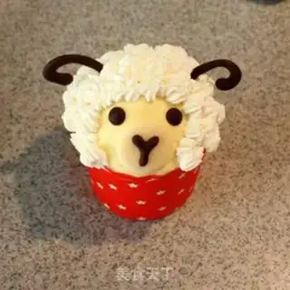Make A lamb cake step 11