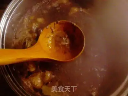 Make Lotus chicken soup step 4