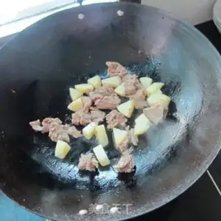 Make Potato fried cow step 5
