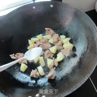 Make Potato fried cow step 6