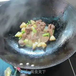 Make Potato fried cow step 11