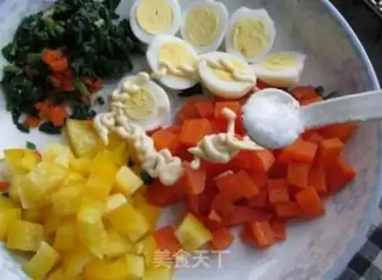 Make Sweet pepper vegetable salad step 5