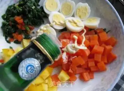 Make Sweet pepper vegetable salad step 6