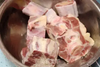 Make Red-burned cowtails step 1