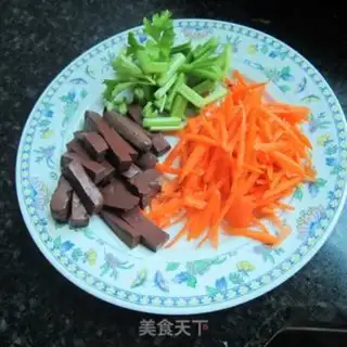 Make Pig blood carrots step 0