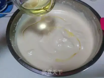 Make Honey sponge cake step 4
