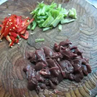 Make Serpentine spicy liver step 1