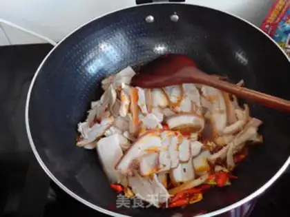Make Serpentine spicy liver step 5
