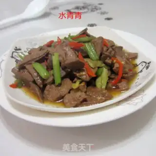 Make Serpentine spicy liver step 12