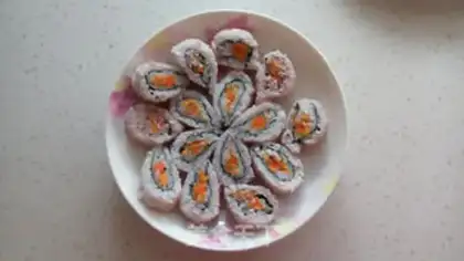 Make Cherry rolls step 14