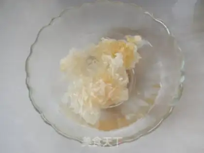 Make Silver ear papaya sugar step 1