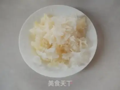 Make Silver ear papaya sugar step 2
