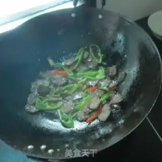 Make Cream pepper fried beef step 5