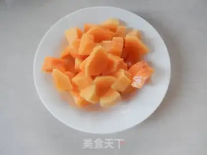 Make Silver ear papaya sugar step 3