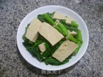 Make Frozen tofu cooking oil step 9