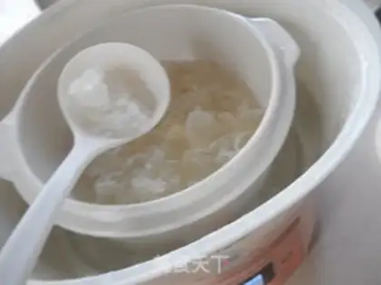 Make Silver ear papaya sugar step 6