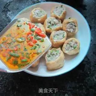 Make Pork tofu box step 9