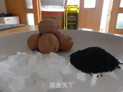 Make Black sesame pecan step 0