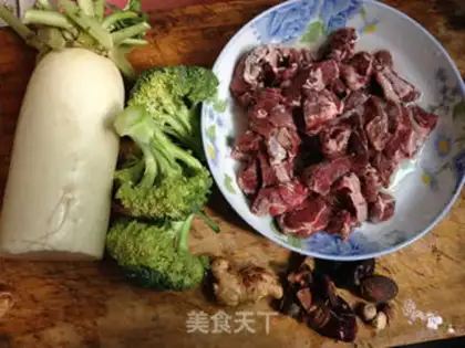 Make Orchid radish step 0