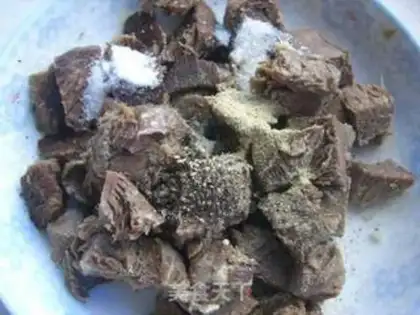 Make Black pepper beef step 3
