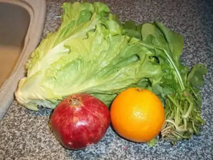 Make Orange sesame salad step 0