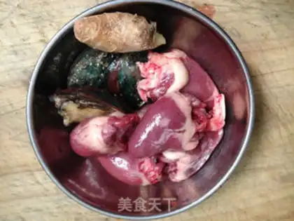 Make Abalone quenchs duck heart step 0