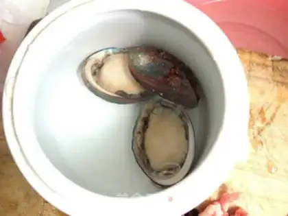 Make Abalone quenchs duck heart step 3