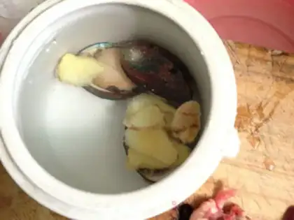 Make Abalone quenchs duck heart step 4