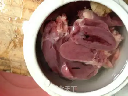 Make Abalone quenchs duck heart step 5