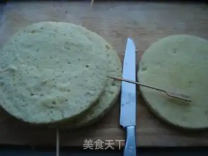 Make Little bear cake is cute step 1