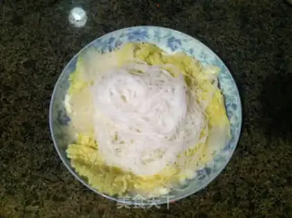 Make Garlic fan cabbage step 4