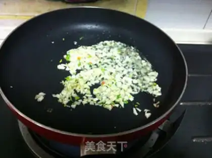 Make Garlic fan cabbage step 5