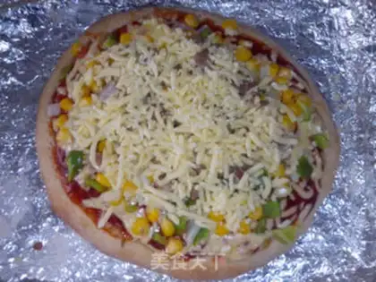 Make Corn pizza step 5