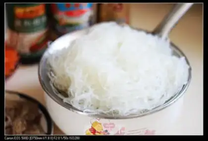 Make A seafood fan step 1