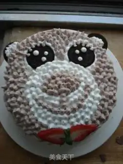 Make Little bear cake is cute step 12