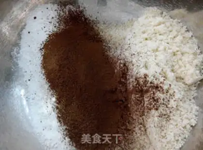 Make Chocolate Macalon step 1