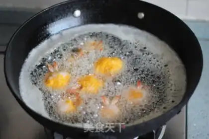 Make Gold-cheese-heart shrimp step 8