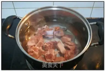 Make Tea and sugar chops step 1