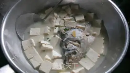 Make Fish-head tofu step 5