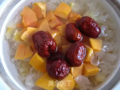 Make Silver-eared papayas step 1
