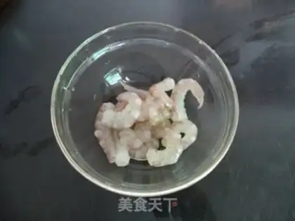 Make A series of red shrimp step 1
