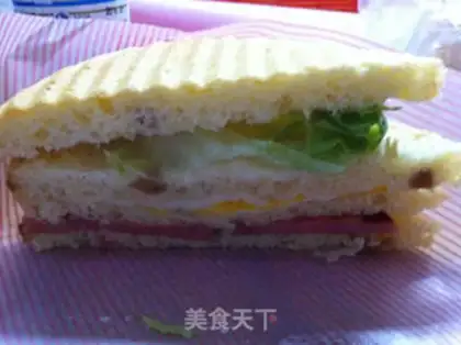 Make Ham sandwich step 7