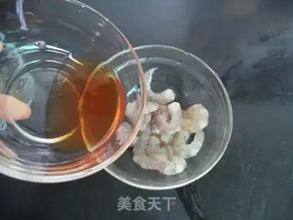 Make A series of red shrimp step 3