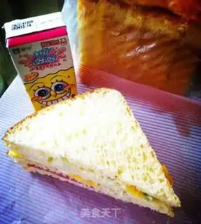 Make Ham sandwich step 9