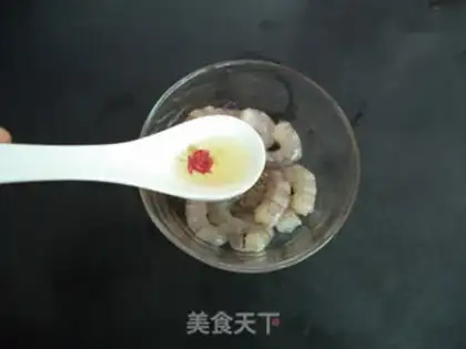 Make A series of red shrimp step 6