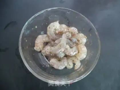 Make A series of red shrimp step 8
