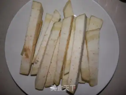 Make Dried eggplant step 1