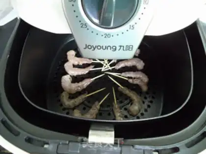 Make A series of red shrimp step 13