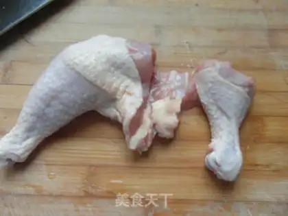 Make Chicken-legged mashed toothpicks step 0